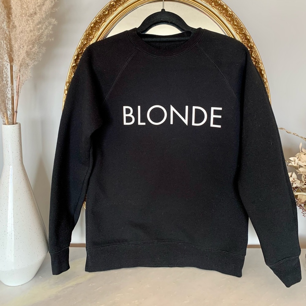 Brunette the Label: “Blonde” Middle Sister Sweater - Picture 1 of 6
